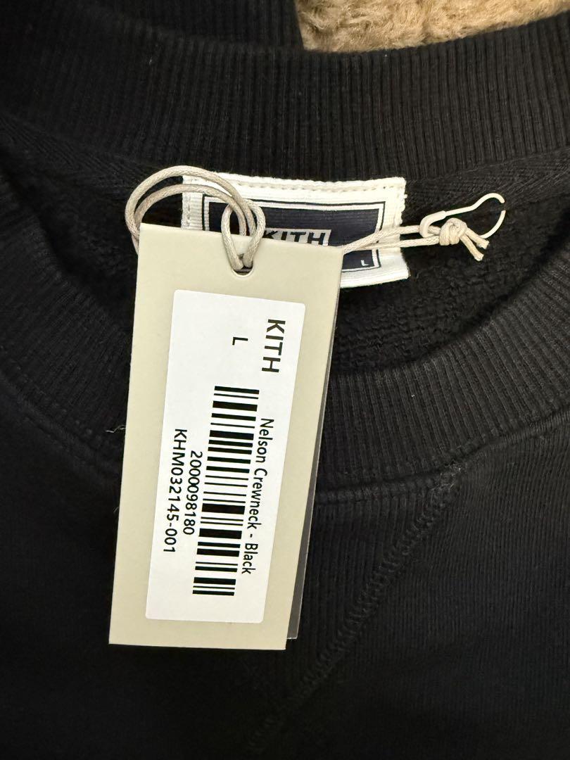 【KITH NYC】キューピッド ラブロック ネルソン クルーネック ブラック（黒）系 KITH NYC(キスニューヨークシティ) スウェット