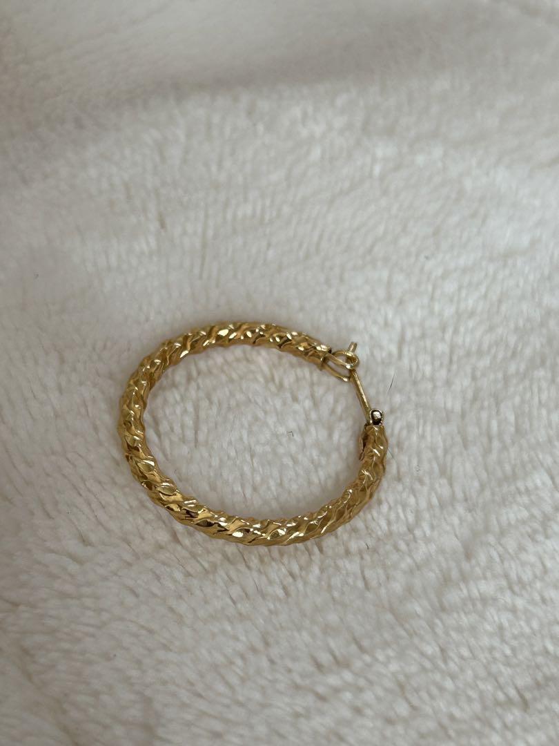 片耳 ピアス 金 585 ゴールド