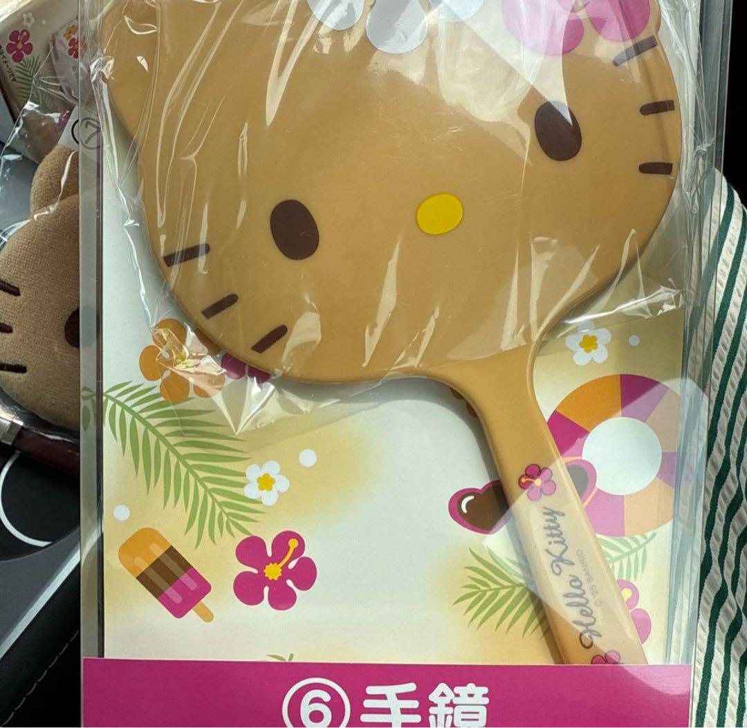 日焼けキティ　くじ　まとめ売り　サンリオ当たりくじ　マスコット　グラス　手鏡