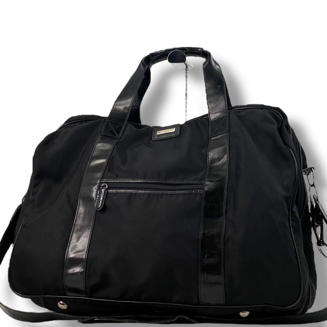 GUCCI グッチ ボストンバッグ 2way レザー ナイロン A711 GUCCI - グッチ GGナイロン ボストンバッグ トラベルバッグ