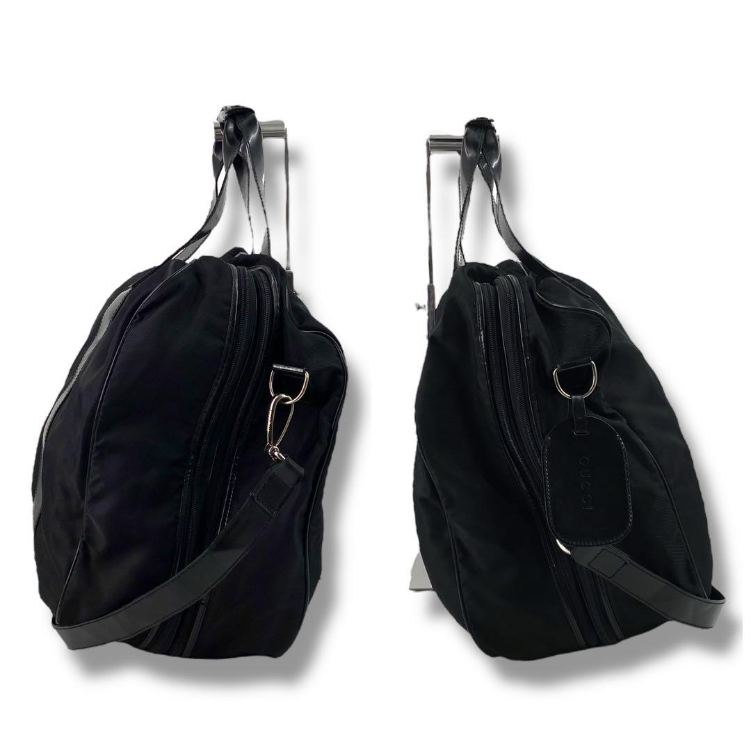 GUCCI グッチ 2way ボストンバッグ ショルダーバッグ ナイロン