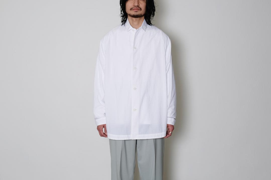 【極美】24SS テアトラ　カートリッジシャツ　パッカブル　Navy4 極美】24SS テアトラ カートリッジシャツ パッカブル Navy4