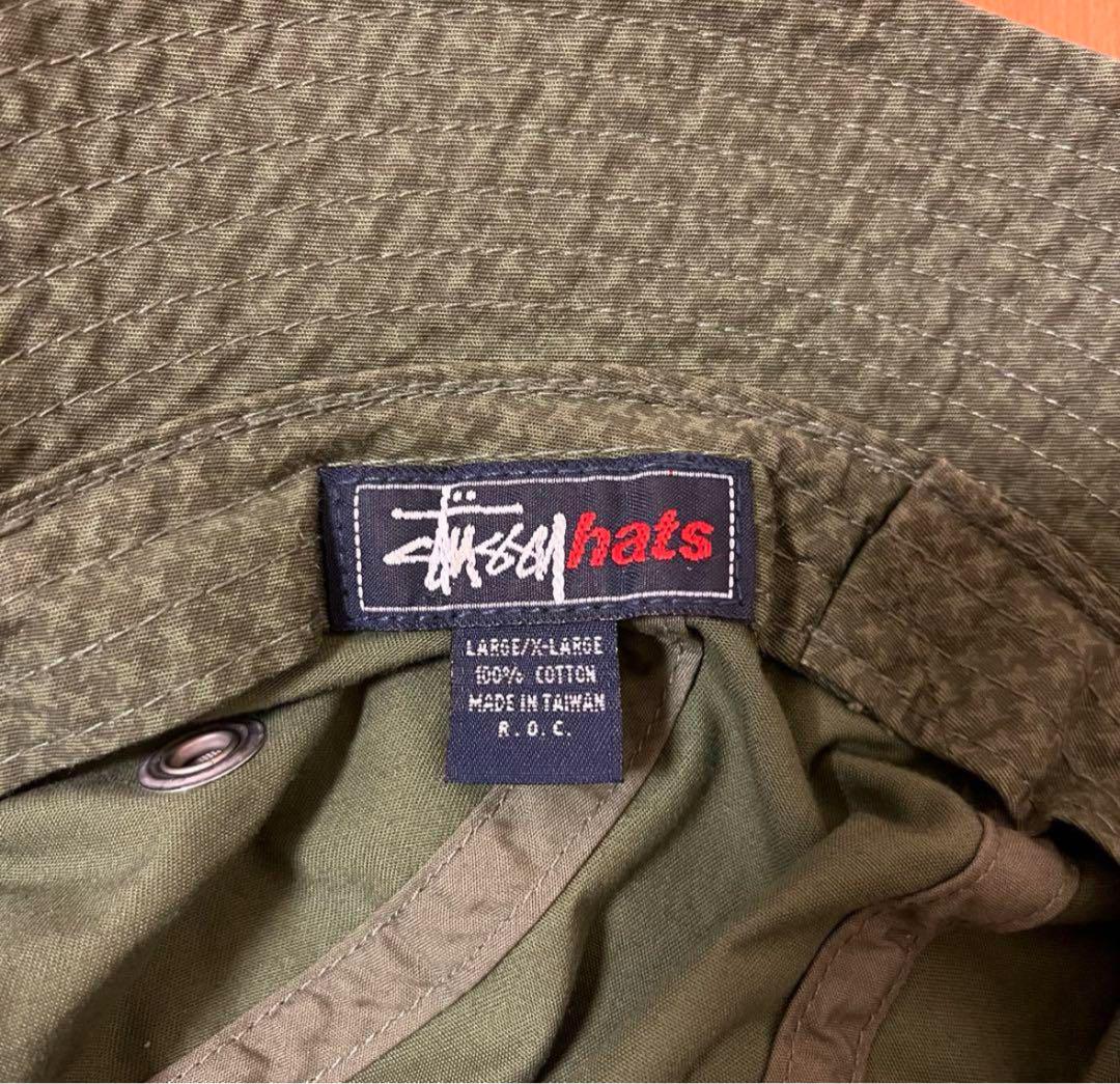 帽子 90s old stussy bucket hat
