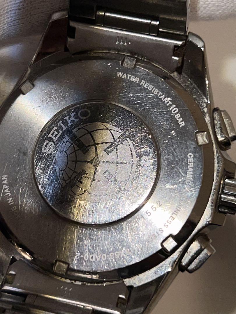 t*※様 SEIKO GPS SOLARクロノグラフ 時計 8X53-0AB0-