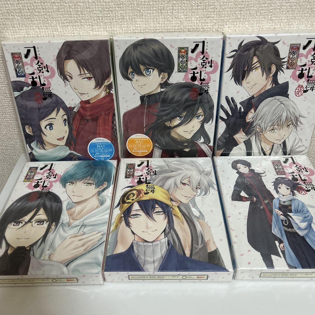 【Blu-ray】　刀剣乱舞-花丸- 1巻〜6巻セット　初回生産限定盤