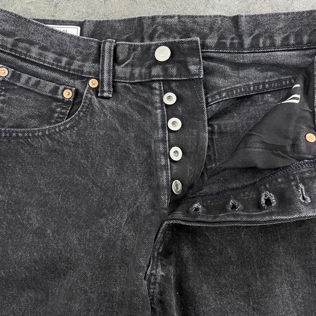 GAP 復刻 90s LOOSE ORGA ブラックデニム ワイド W30 - メルカリ