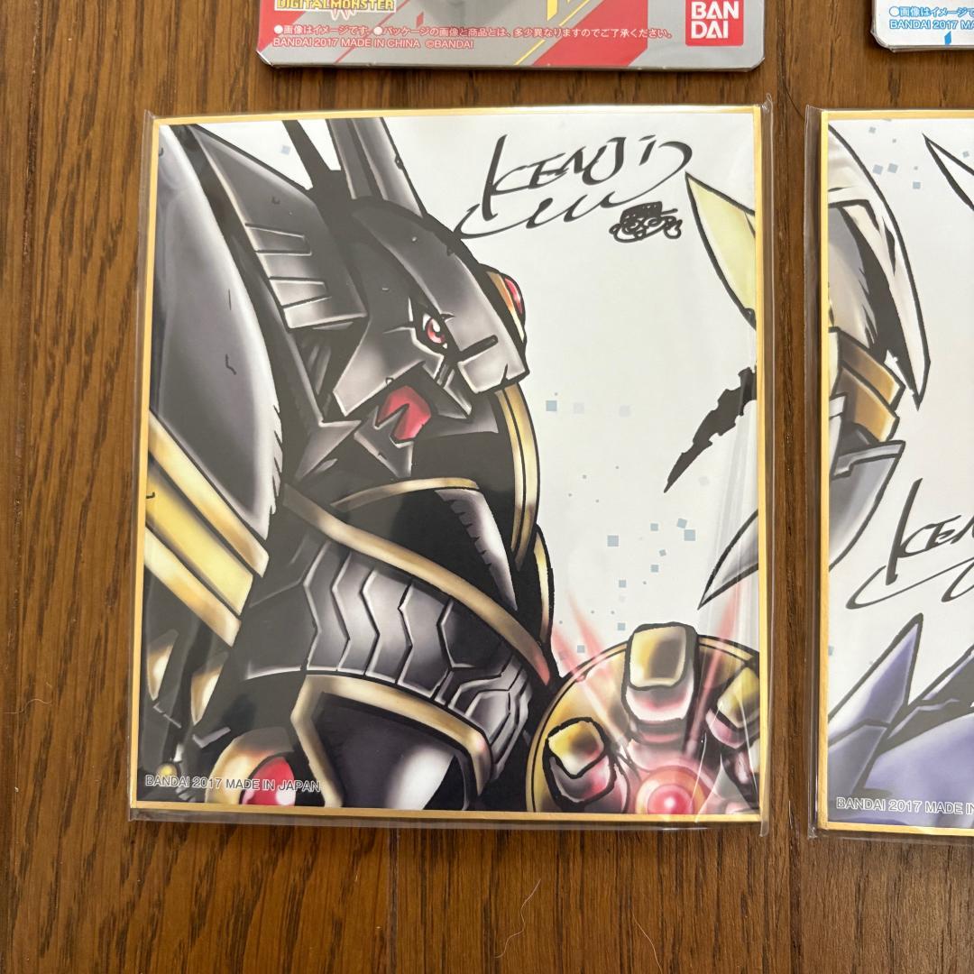 未使用 デジタルモンスター Ver.20th 色紙付 3種セット - メルカリ
