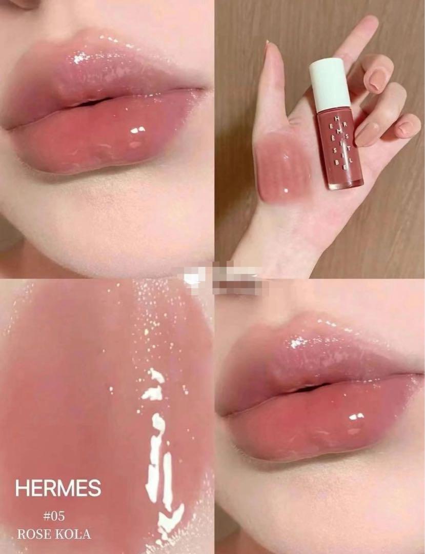 新品HERMESISTIBLE⭐︎リップオイル 05 ローズコラ　オマケ付き