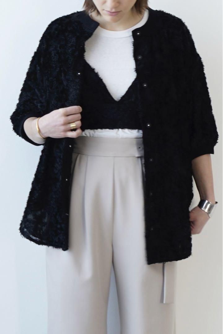 CLANE FRINGE HALF SLEEVE CARDIGAN