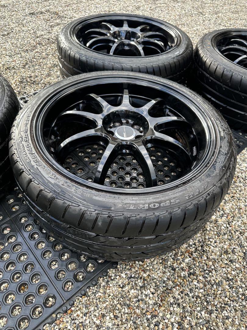 タイヤ付き4本セット！WORK EMOTION D9R 86 brz 18インチ