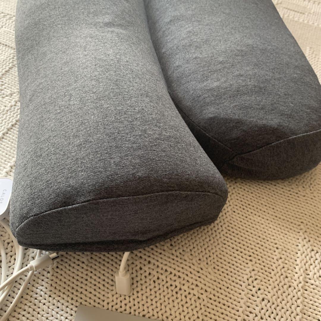 カルクス　CALQS 睡眠環境　枕　グレーカバー付　ホッとする枕 PLUS