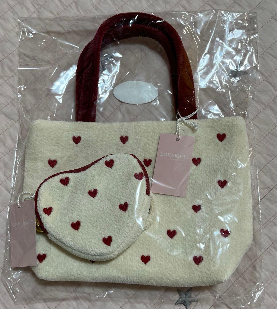 フェイラー　ラブラリー ハート　トートバッグ　ハート型チャーム