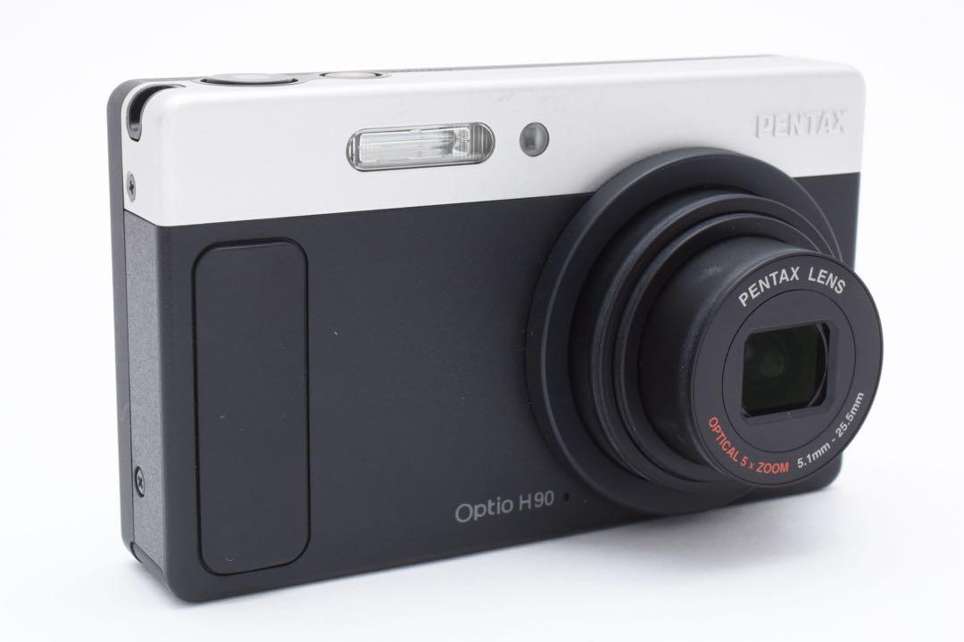 最新最全の 美品】ペンタックス PENTAX optio H9O シルバー - メルカリ デジタルカメラ