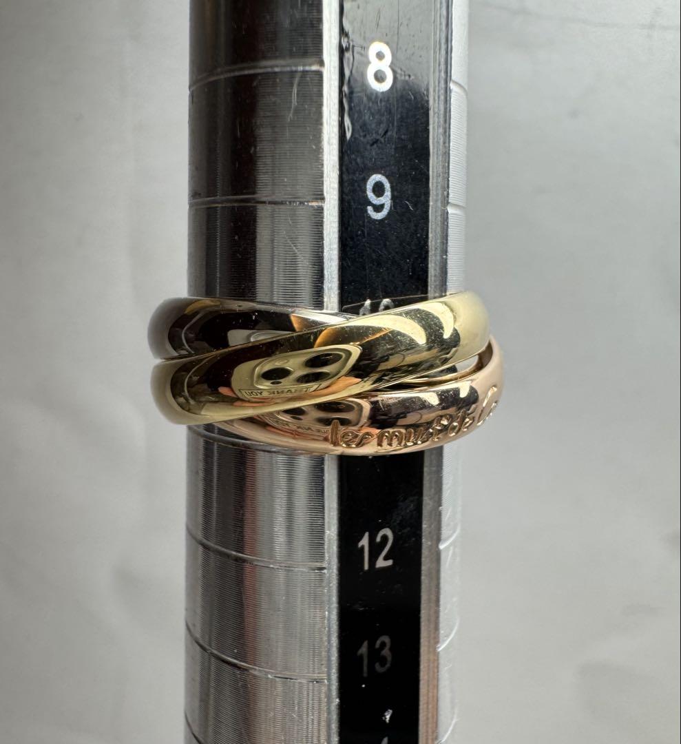 Cartier　カルティエ　トリニティリング 750YG/WG/PG 51号