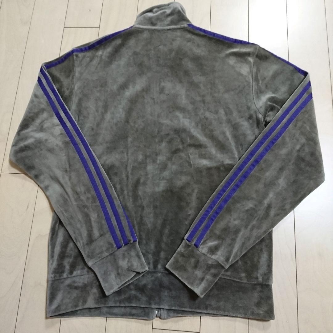 てもおしゃ adidasベロアジャケットMメンズBROWN送料込み W4JBP-m41732712837 ベロアジャ