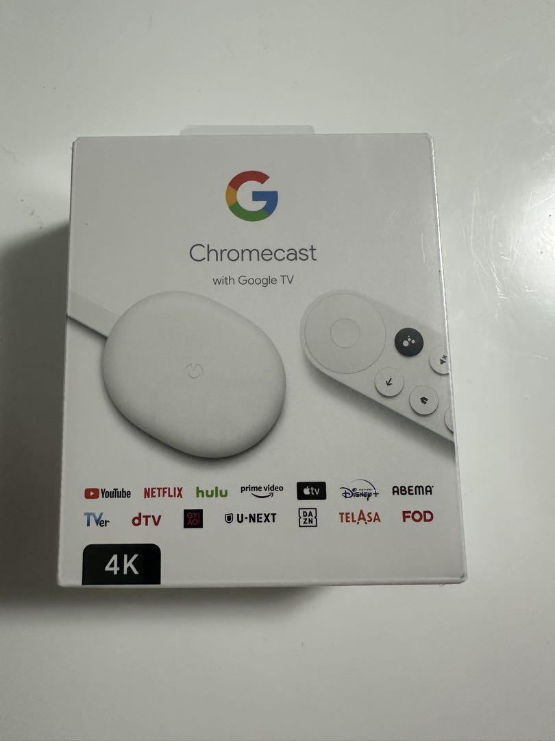 Chromecast with Google TV 4K 新品、未開封 新品未開封】Chromecast with Google TV 4K - メルカリ