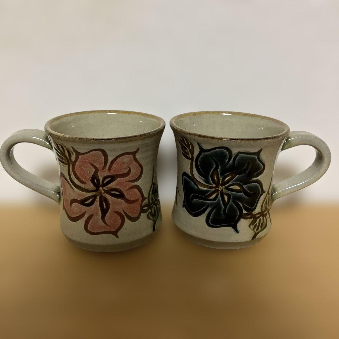 やちむん　マグカップ　ペアセット