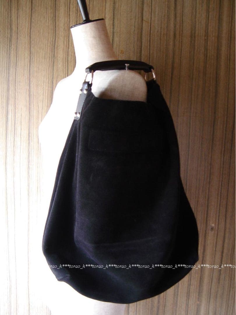 ‼︎ BALENCIAGA バレンシアガ 黒 スエード バッグ