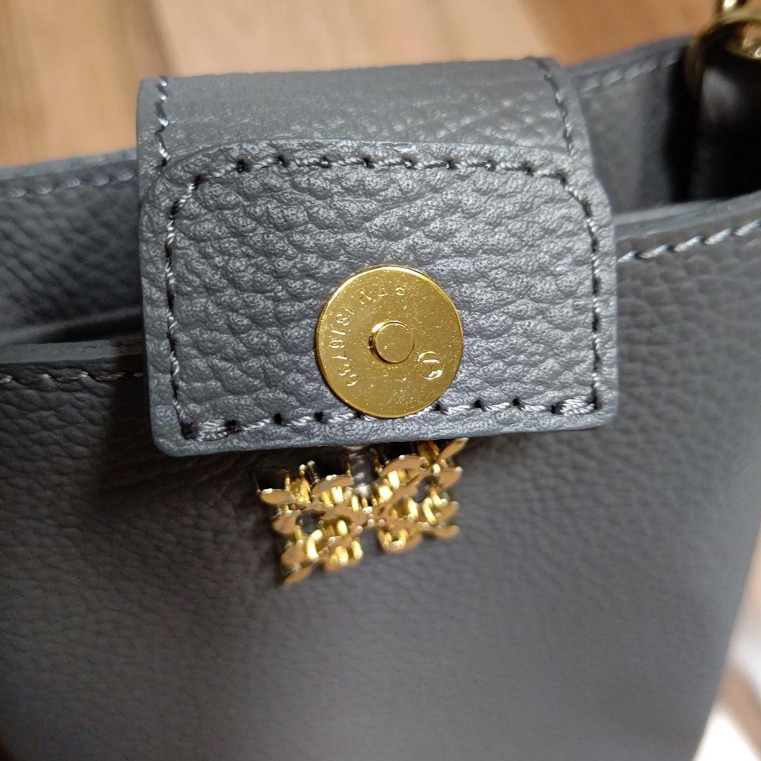 ミニショルダーバッグ グレー