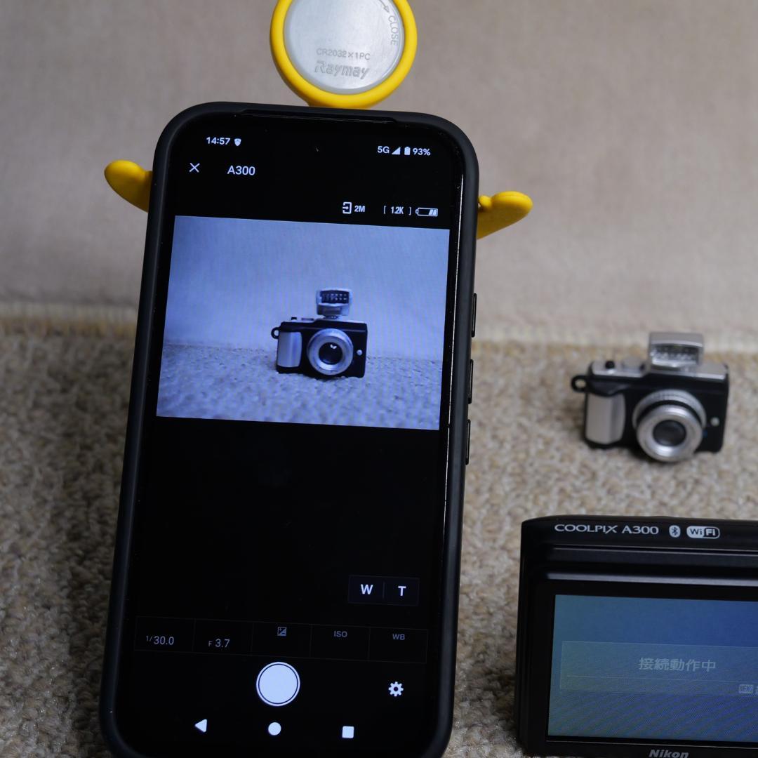 【1257】Wi-Fi対応 Nikon COOLPIX A300（ブラック）美品