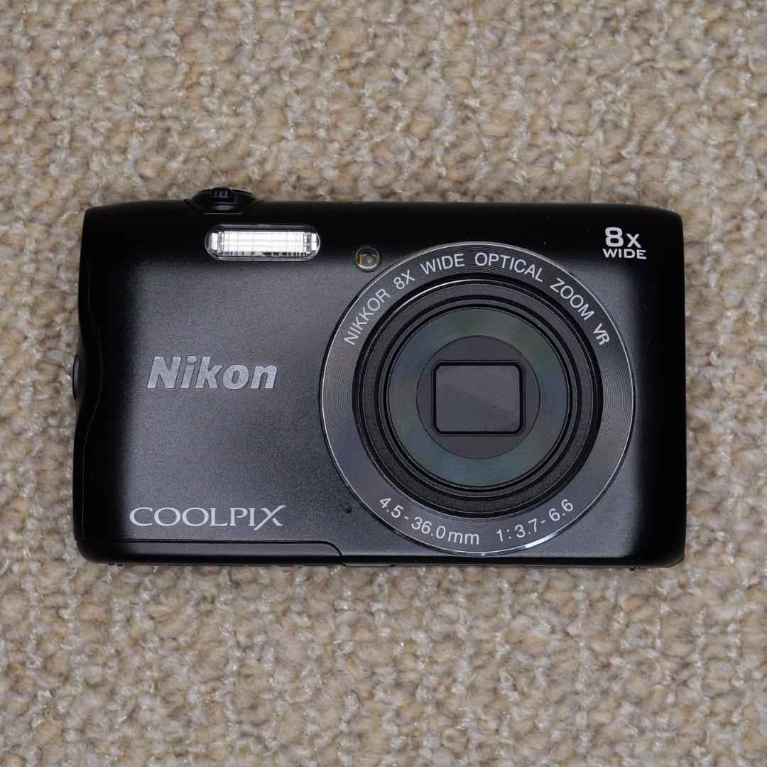 【1257】Wi-Fi対応 Nikon COOLPIX A300（ブラック）美品