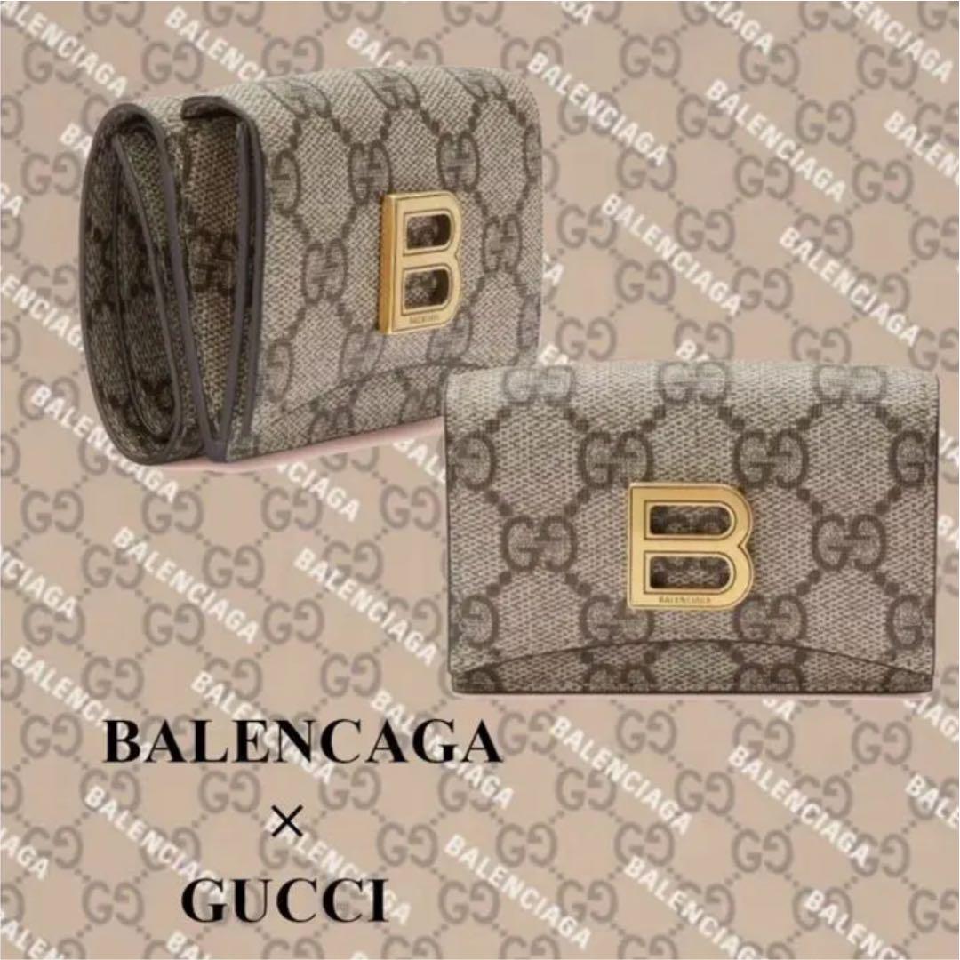 GUCCIグッチ×BALENCIAGAバレンシアガ コラボウォレット 99%以上節約