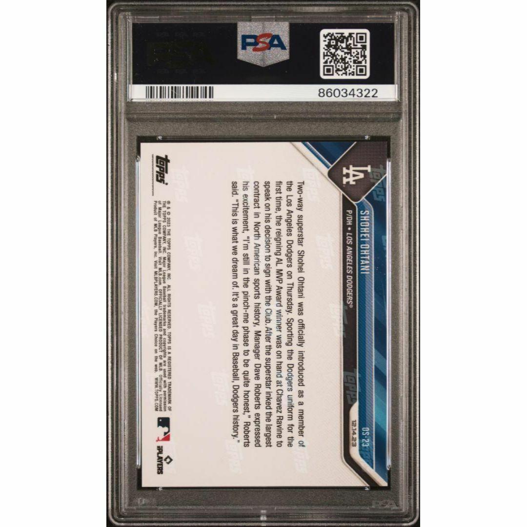 2枚セット PSA10 連番　大谷翔平 Topps Now ドジャース OS23 大谷翔平 デコピン PSA 10 連番 2枚セット ワンオーナー