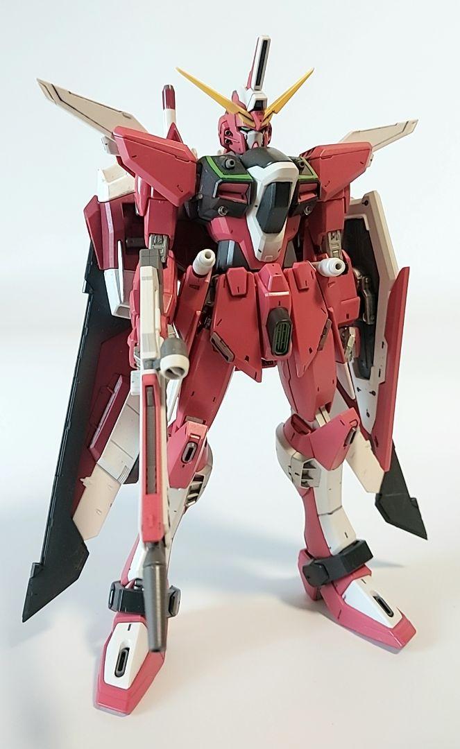 MG 1/100 インフィニットジャスティス ガンダム 素組み 完成品 ガンプラ