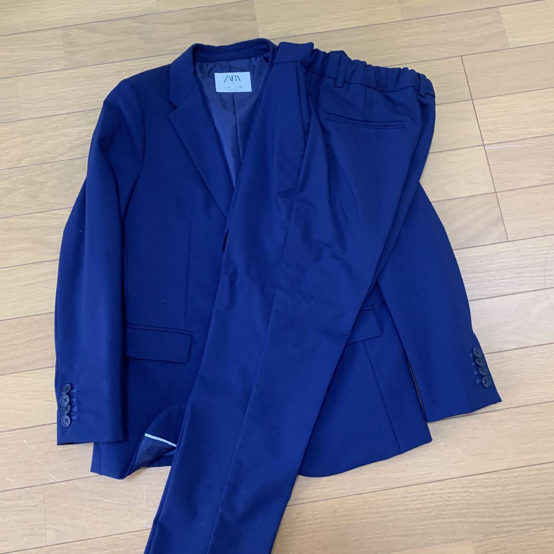 ZARA ネイビー ブレザーセットアップ⭐︎140cm