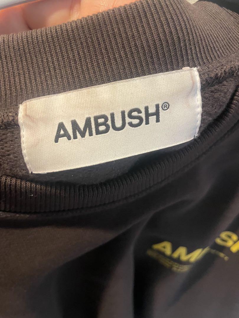 トップス AMBUSH Logo Crew Sweat Chocolate / M