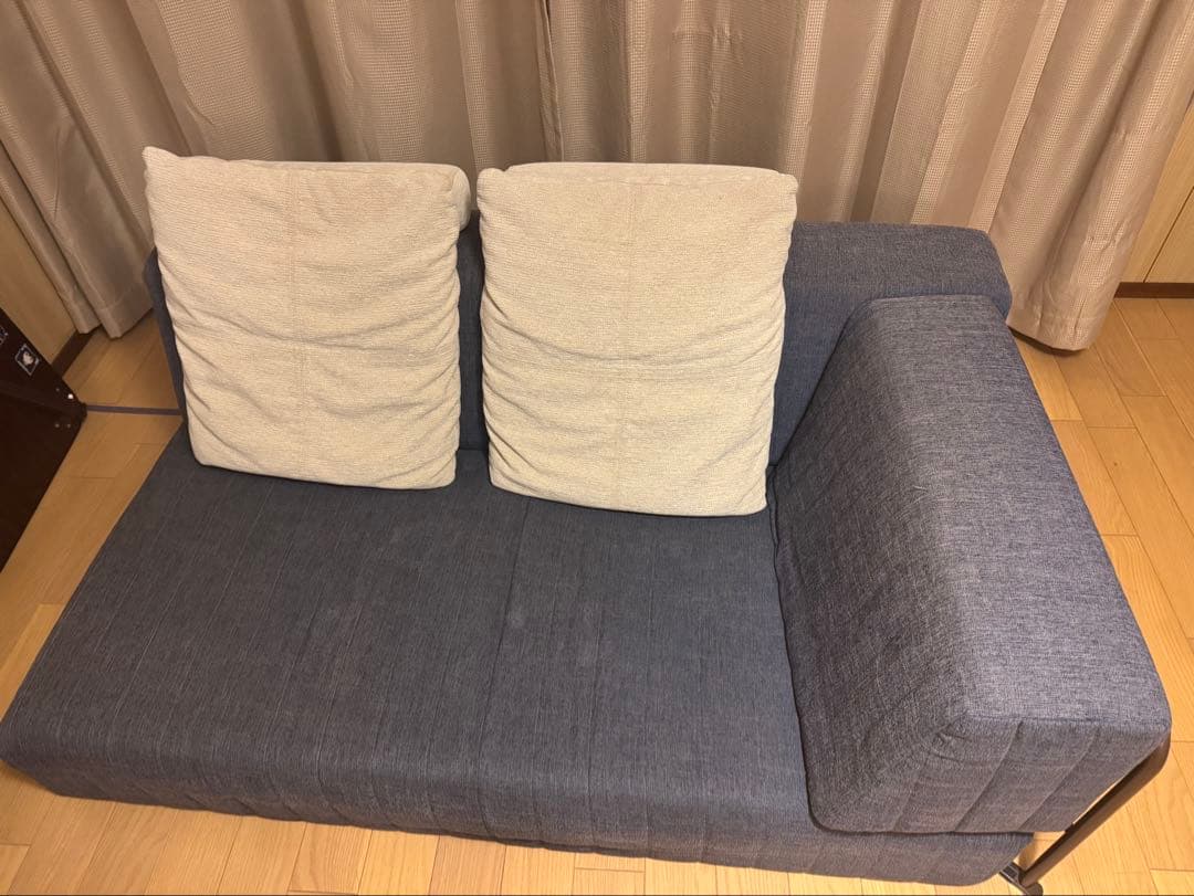 HAREM つみきソファ デニム ローソファ 2人掛け 豊島区 手渡しのみ