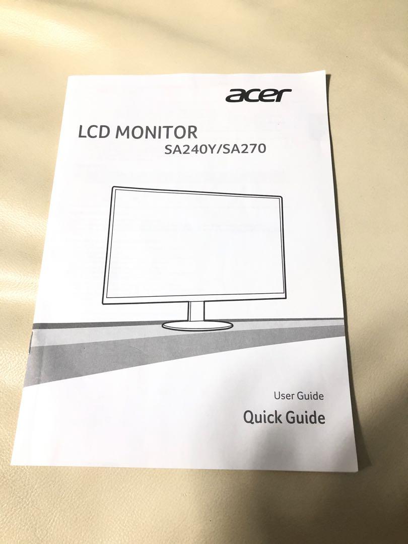 ACER SA270Abmi LCDモニター 27インチ フルHD 薄型