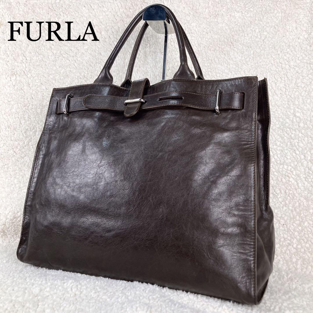 希少色 FURLA フルラ トートバッグ ビジネスバッグ ジョーヴェ