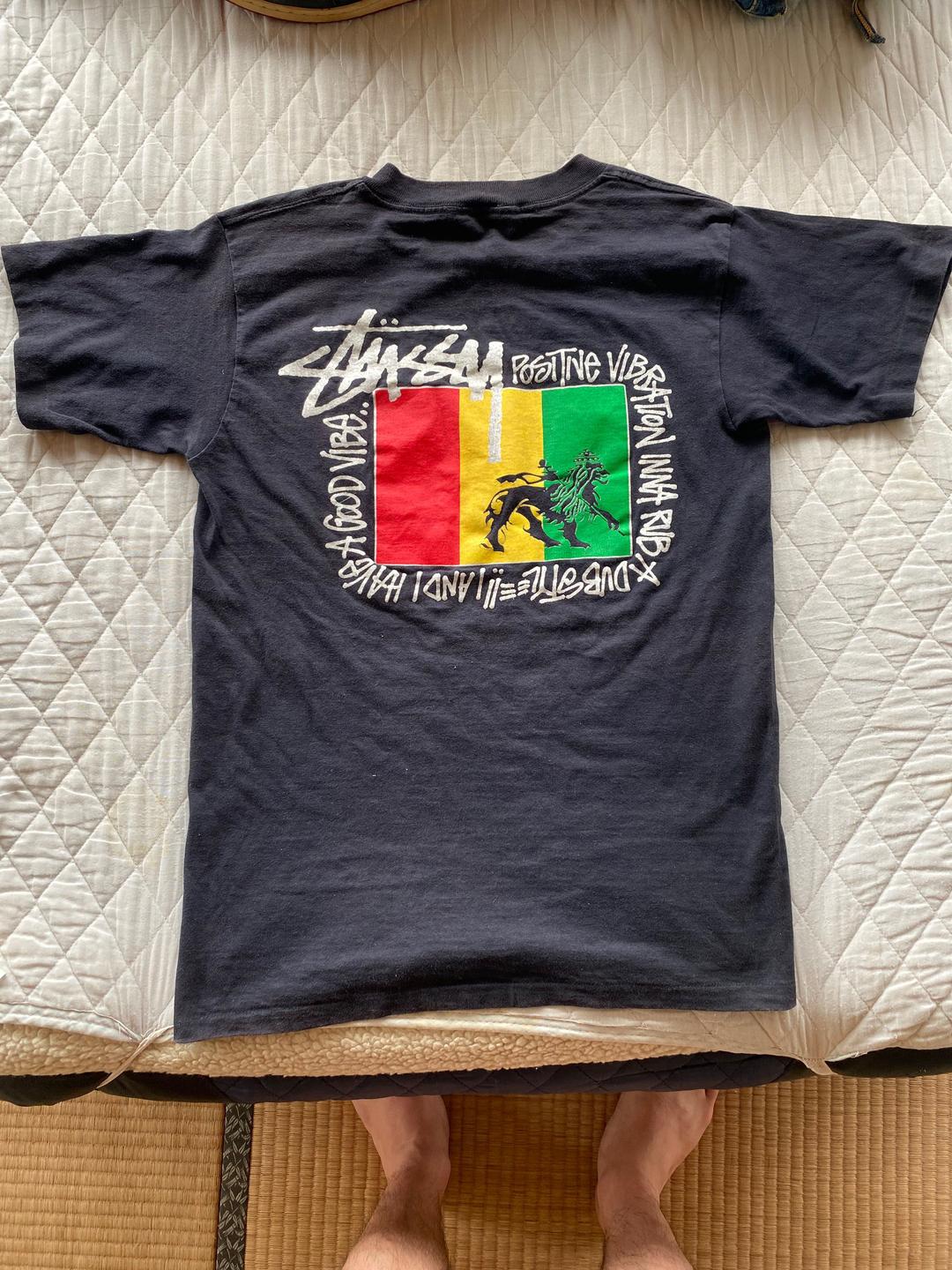 代引き人気 値下げしました。希少 TシャツOLD STUSSY 状態良好 Tシャツ