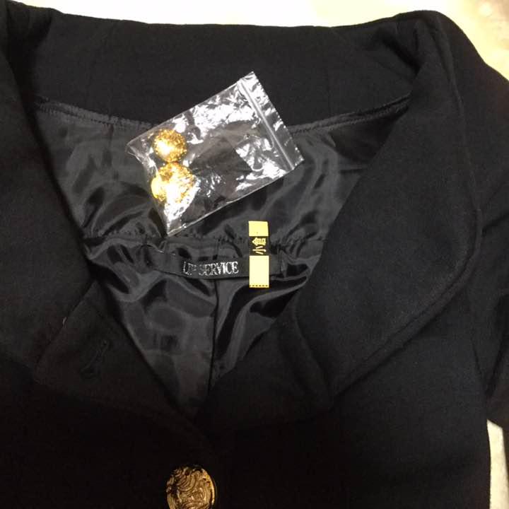 値下げ♡美品 LIP SERVICE オフショルダー七分袖コート M