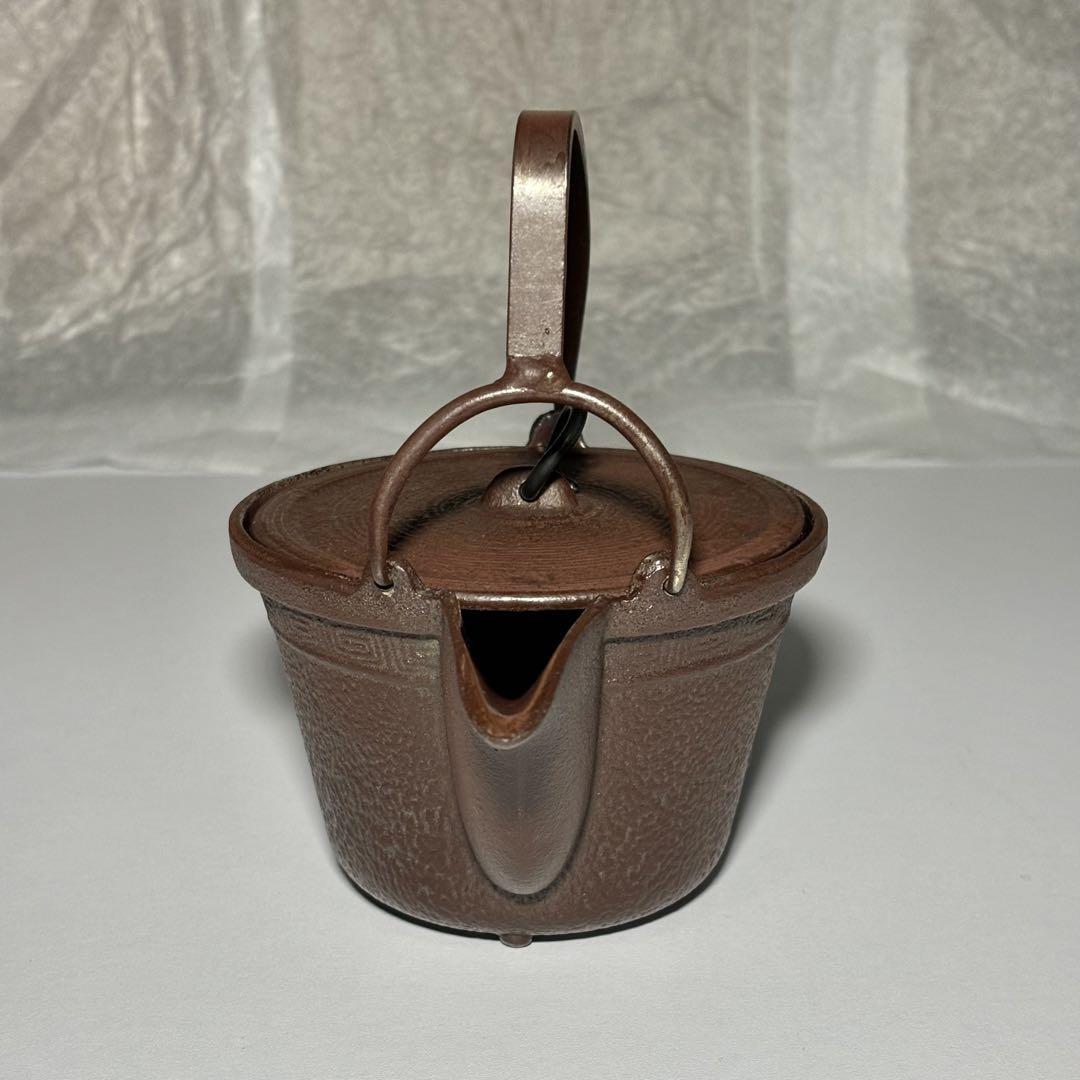 工芸品 鋳物 雷門入 銚子 燗鍋 茶道具 懐石道具