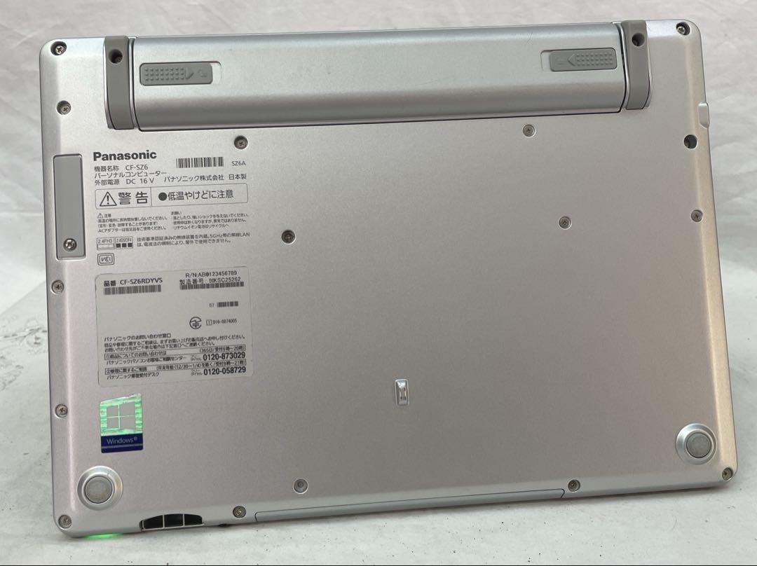 Let's note CF-SZ6 SSD256GB メモリー8GB #3