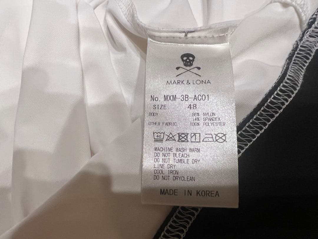 MARKGLONA ハーフジップジャケット ホワイト