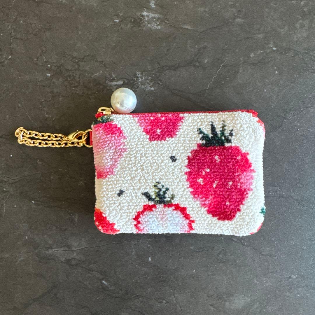 ストロベリードット　キー&カードポーチ　L/STD-203013