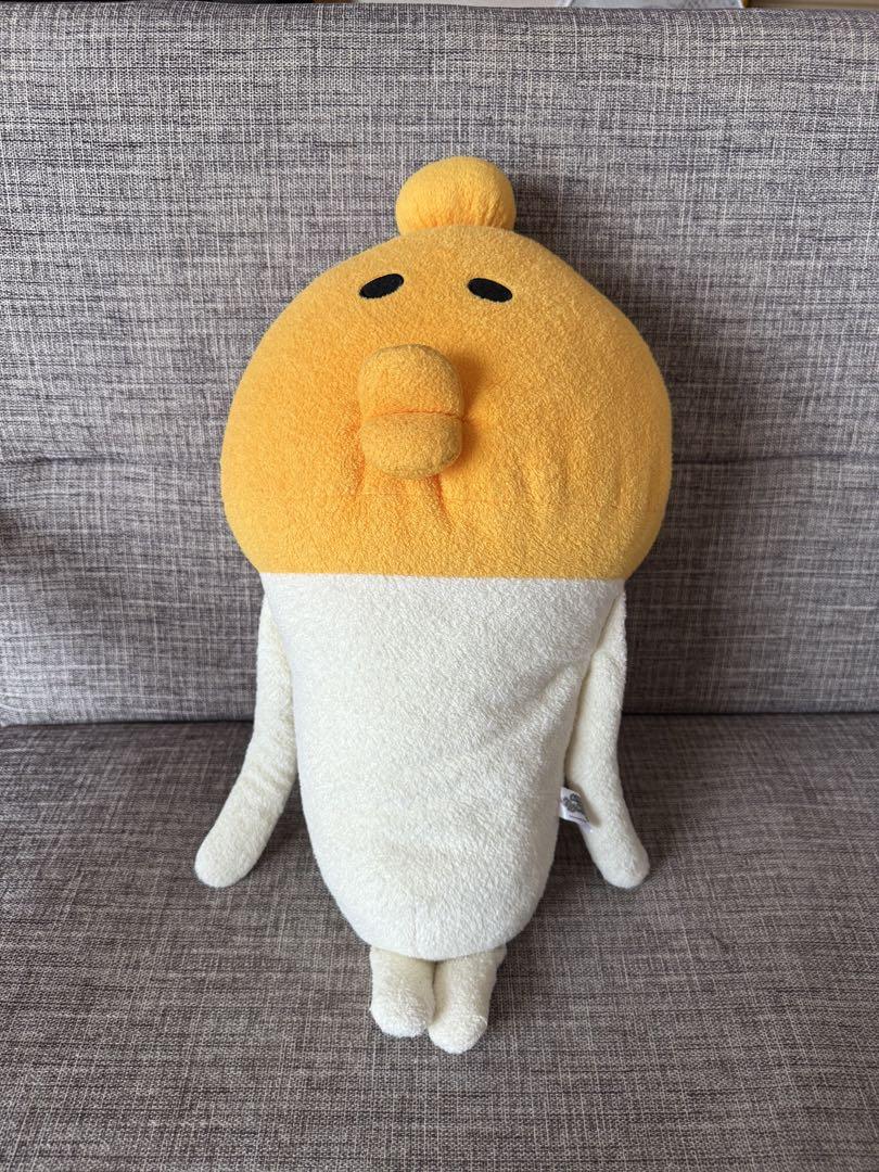 おさわり探偵なめこ栽培キット　デラックスBIGぬいぐるみ　黄なめこ