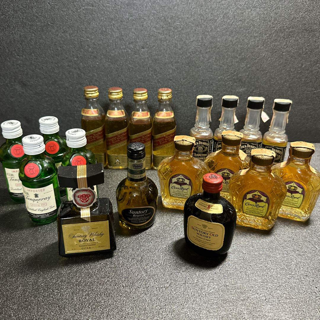 ブランド通販 ミニボトル ウイスキー 19本セット 古酒 ミニチュアボトル ウイスキー