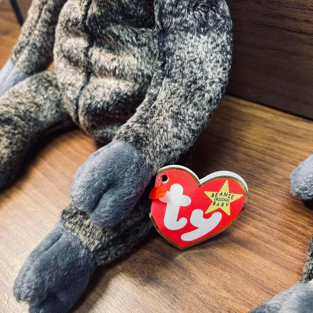 【廃盤・希少】Ty Beanie Babies スローポーク　ナマケモノ 2体 廃盤・希少】Ty Beanie Babies スローポーク ナマケモノ 2体