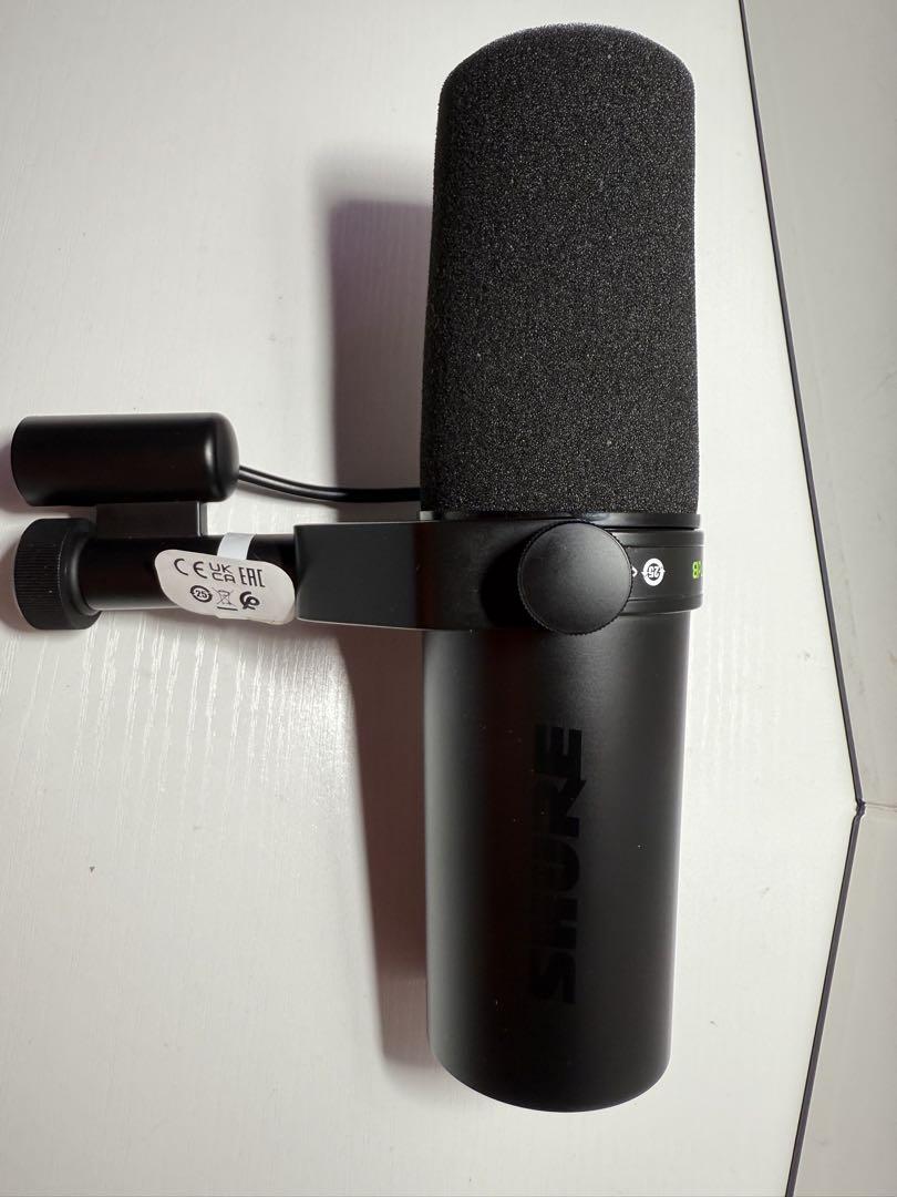 【美品・即使用可】Shure SM7dB ダイナミックマイク＋専用フォームカバー