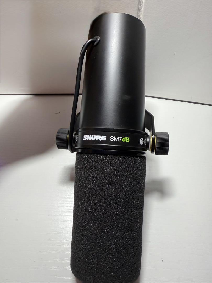 【美品・即使用可】Shure SM7dB ダイナミックマイク＋専用フォームカバー