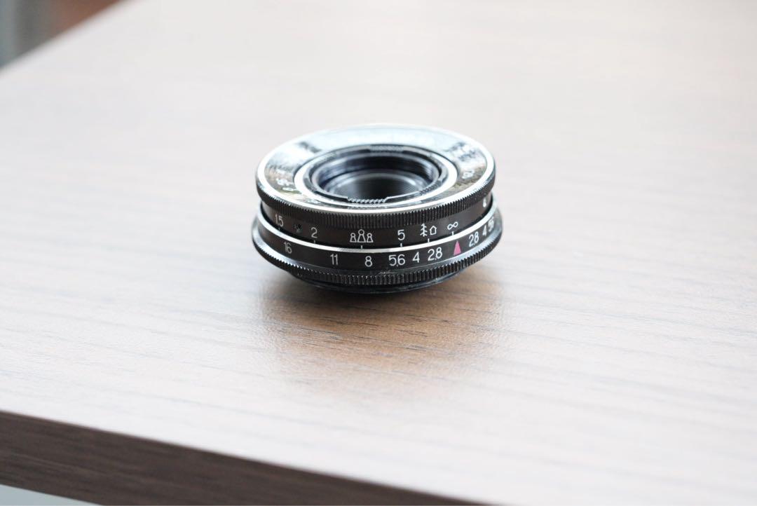 分解清掃済 industar-69 28mm f2.8 L39 M39 1
