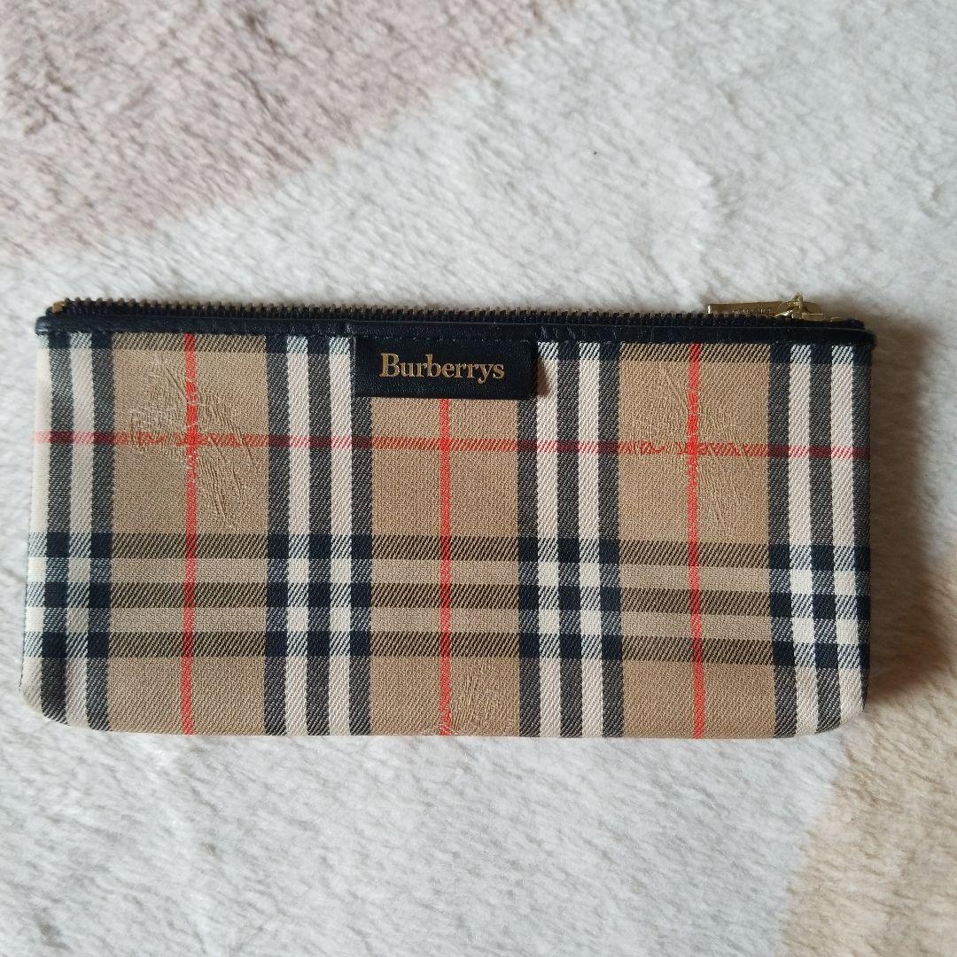 美品 Burberry バーバリー ペンケース ポーチ Burberrys バーバリー ペンケース ポーチ - メルカリ