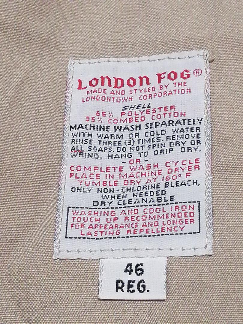 LONDON FOGXXLサイズ70～80Sトレンチコートベージュ