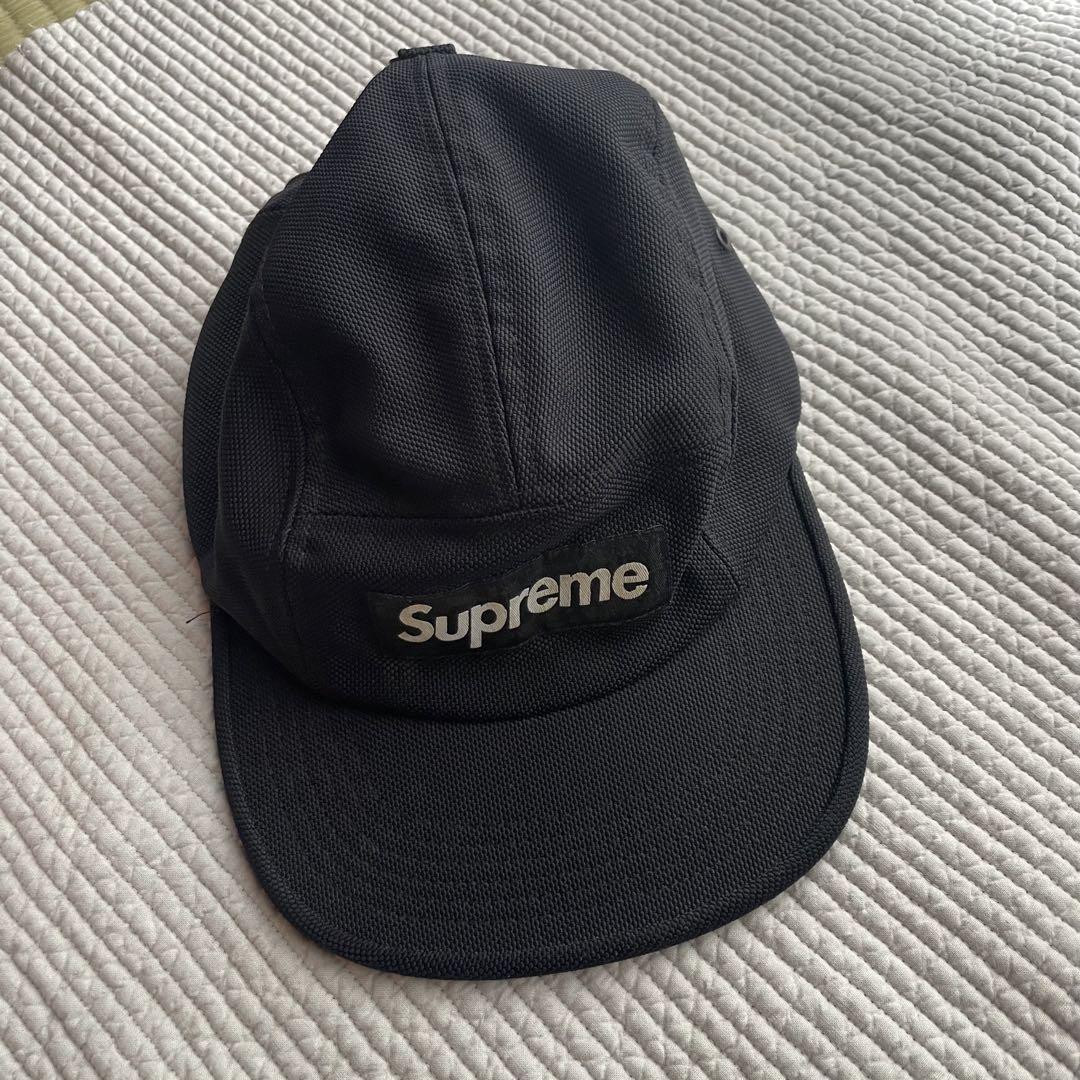 supreme シュプリーム キャップ 黒 ブラック 帽子