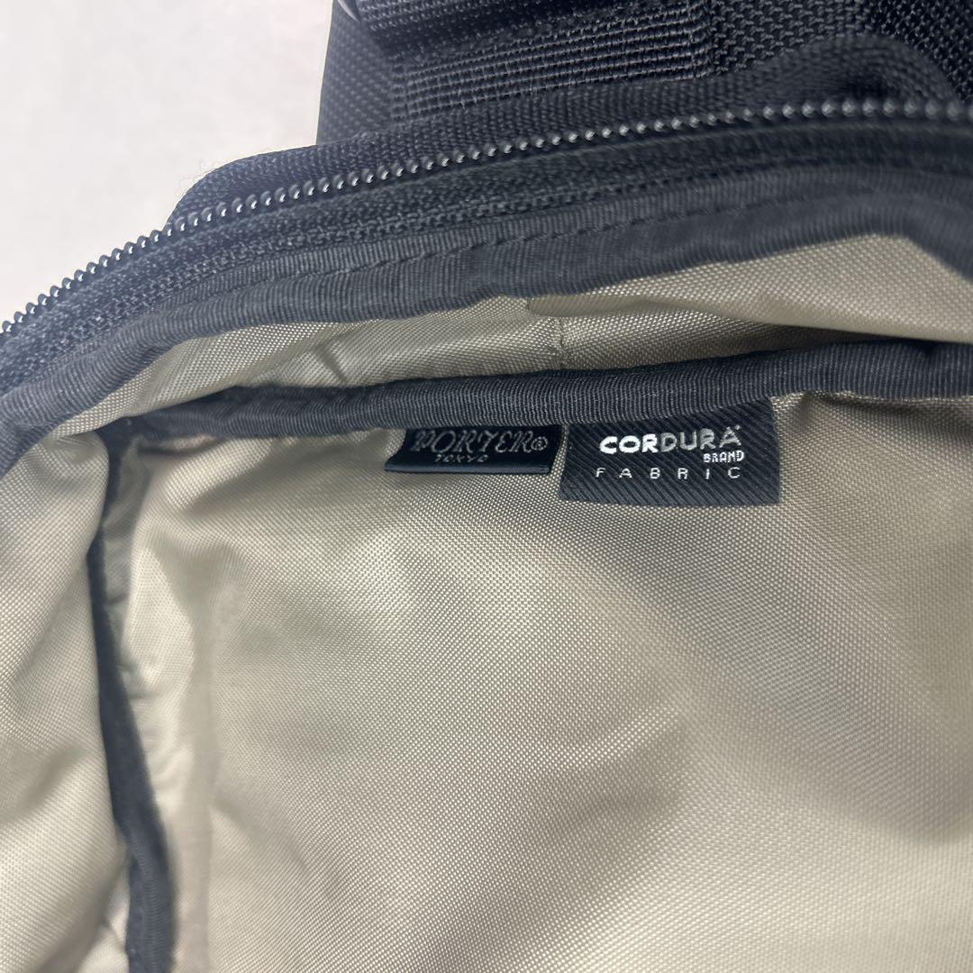 未使用級　PORTER UPSIDE 2WAY スリングショルダーバッグ