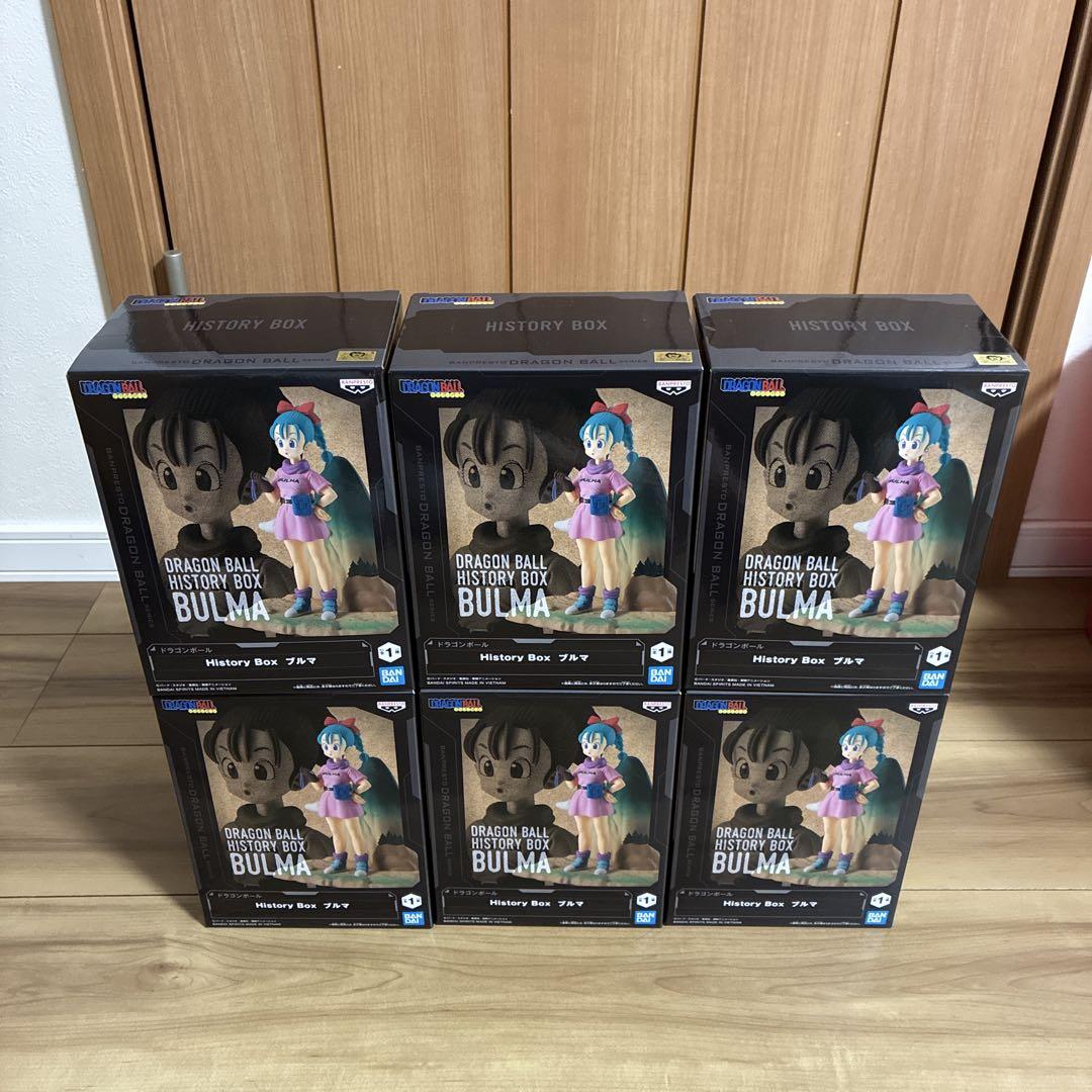 ドラゴンボール History Box ブルマ フィギュア 6個セット